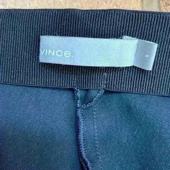 Vince Navy elastic waist with side zipper skinny pants trousers - Picture 6 of 10
